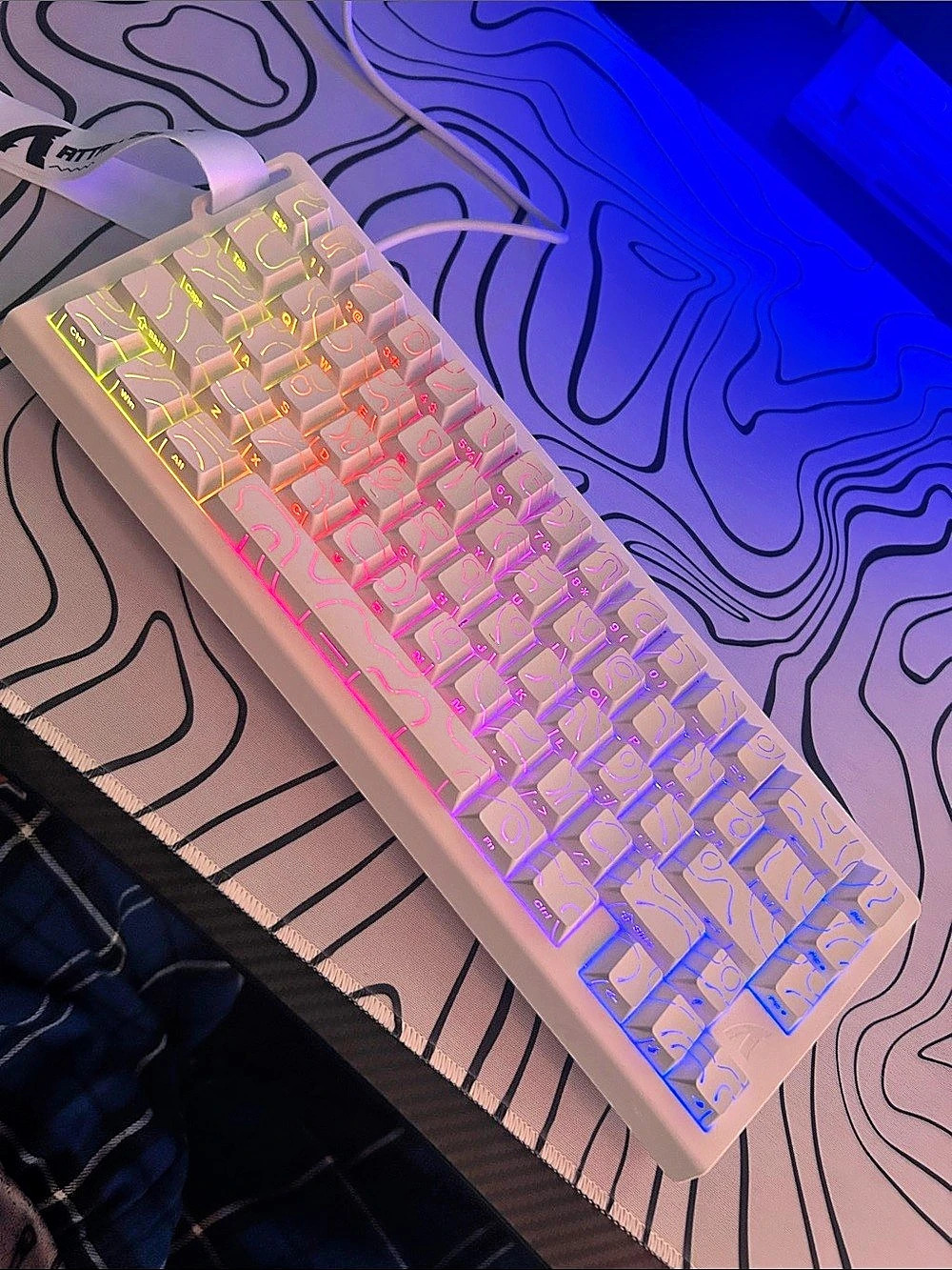 Attack Shark wired Mechanical Keyboard Topographic Edition